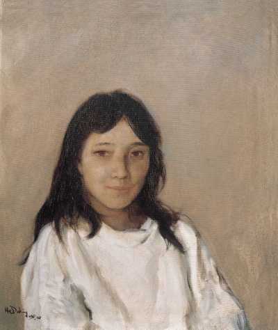 何多苓 1994年作 肖像